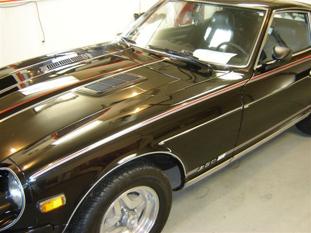 1978 Datsun Black Pearl 280Z..Stripes Finished! 004.jpg