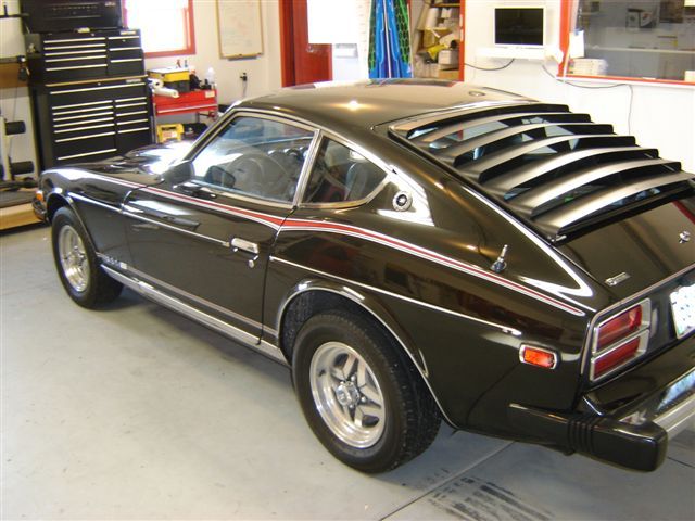 1978 Datsun Black Pearl 280Z..Stripes Finished! 002.jpg