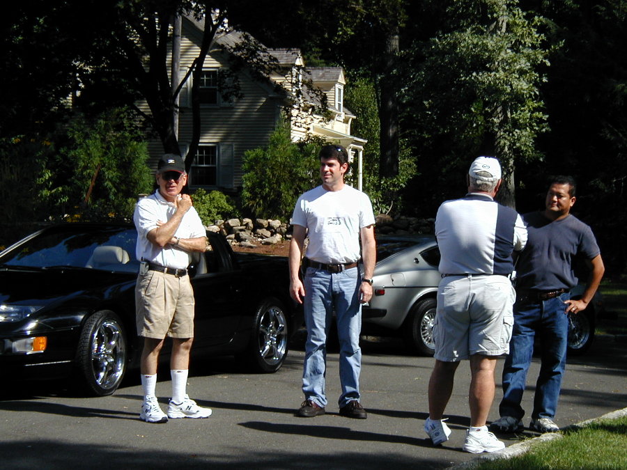 Mike Rosann, Barry Cohen, John Bianchi (back turned), Joe Dorneo.jpg